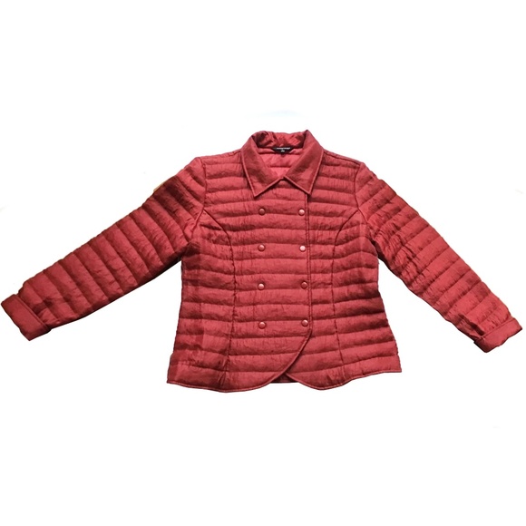 Double Breasted Quilted Women’s Jacket Size L - Picture 1 of 9